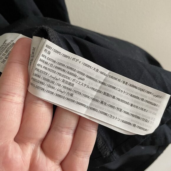 Abercrombie & Fitch Women S Black Long Sleeve Poplin Babydoll Mini Dress NWT - Picture 12 of 15